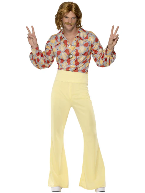 1960's Groovy Guy Men's Fancy Dress Costume