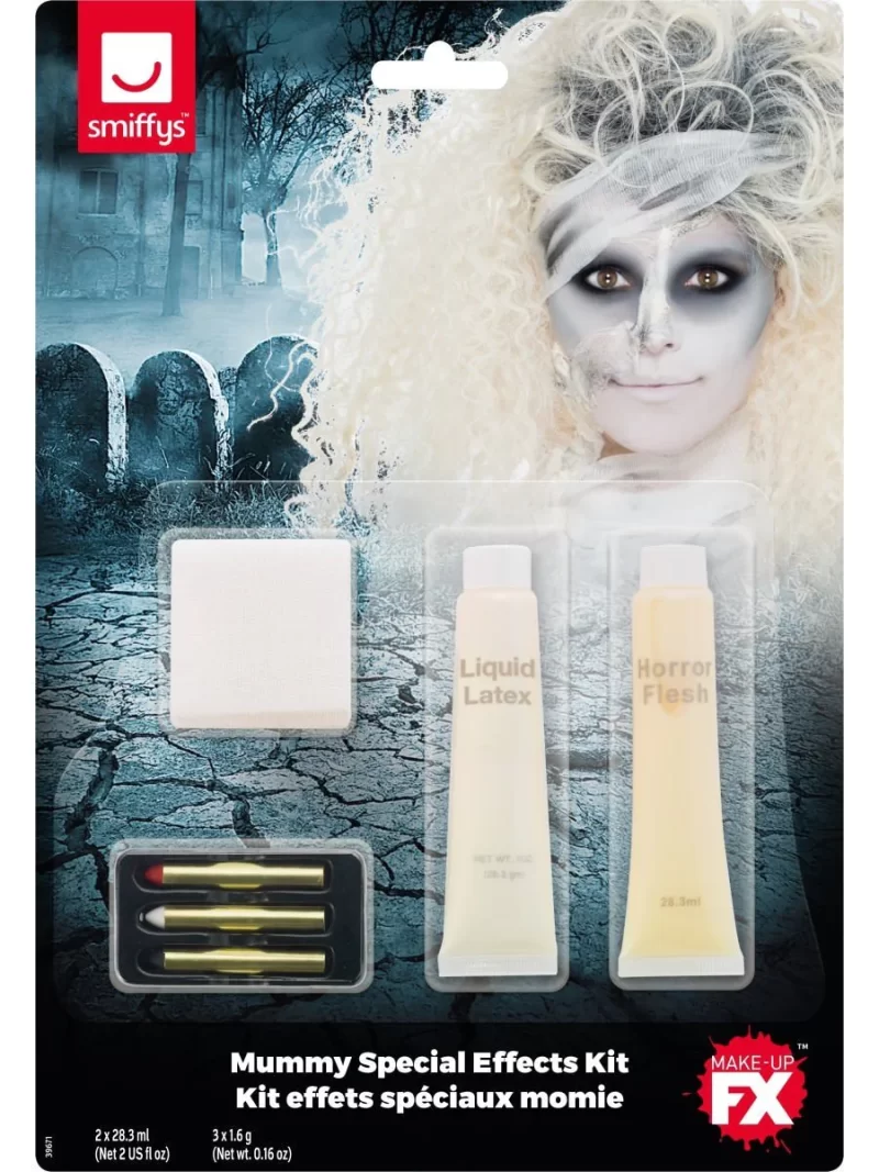 Mummy Special Effect Facepaint Kit - Image 2