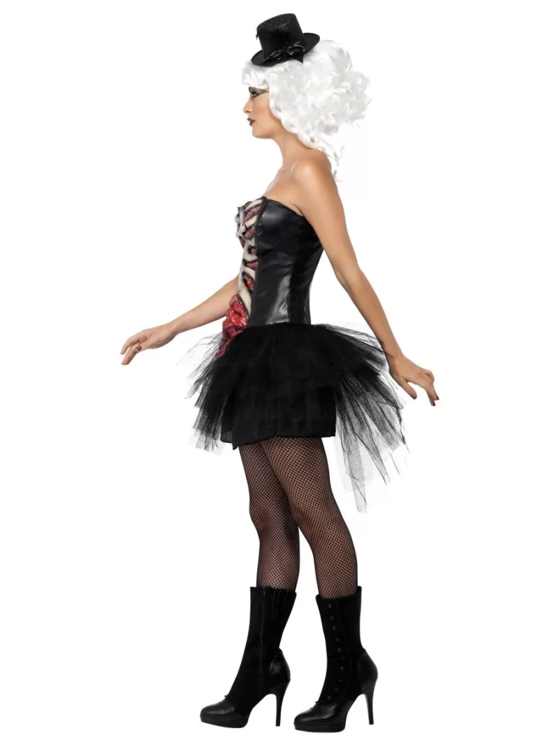 Grotesque Burlesque Gory Corset Halloween Ladies Fancy Dress Costume - Image 2