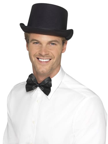 Black Top Hat, Satin Look