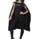 Black Superhero Cape Unisex Fancy Dress Costume