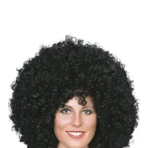 Mega Huge Afro Wig Black Unisex - Image 2