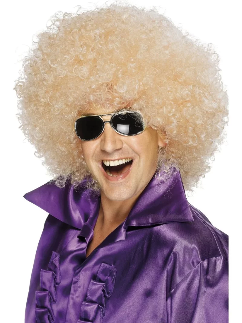 Mega Huge Afro Wig Blonde Unisex
