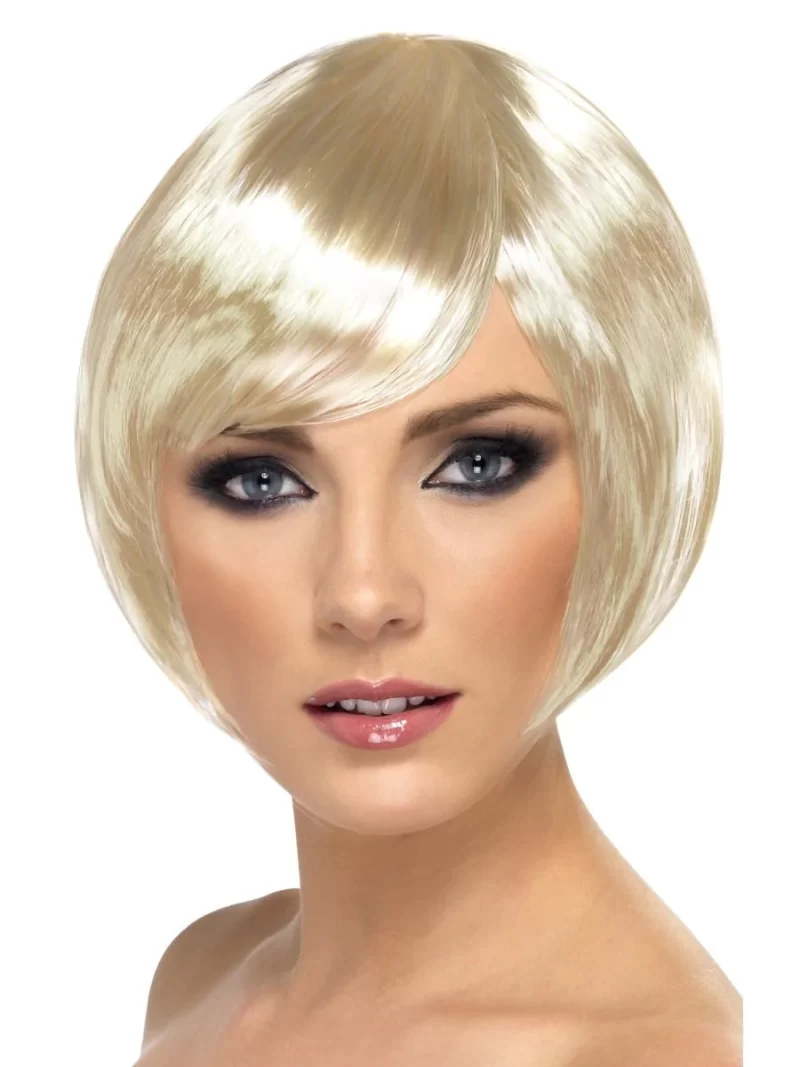 Babe Wig Blonde, Short Bob