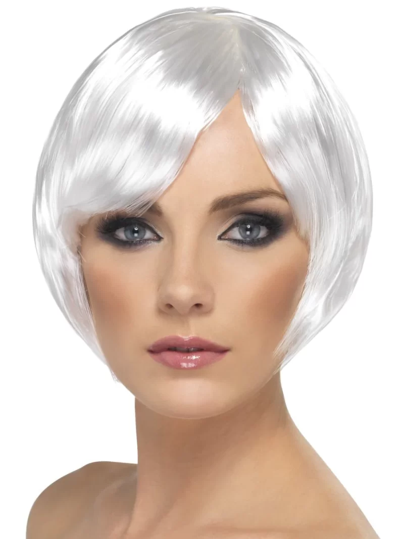 Babe Wig White, Short Bob