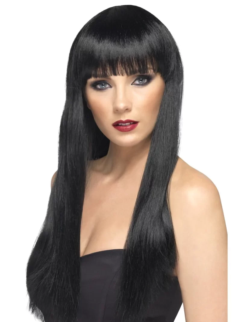 Beauty Long Straight Wig Black