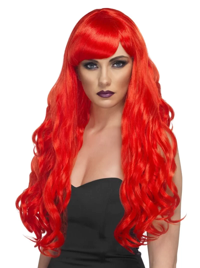 Desire Long Curly Wig Ariel Red