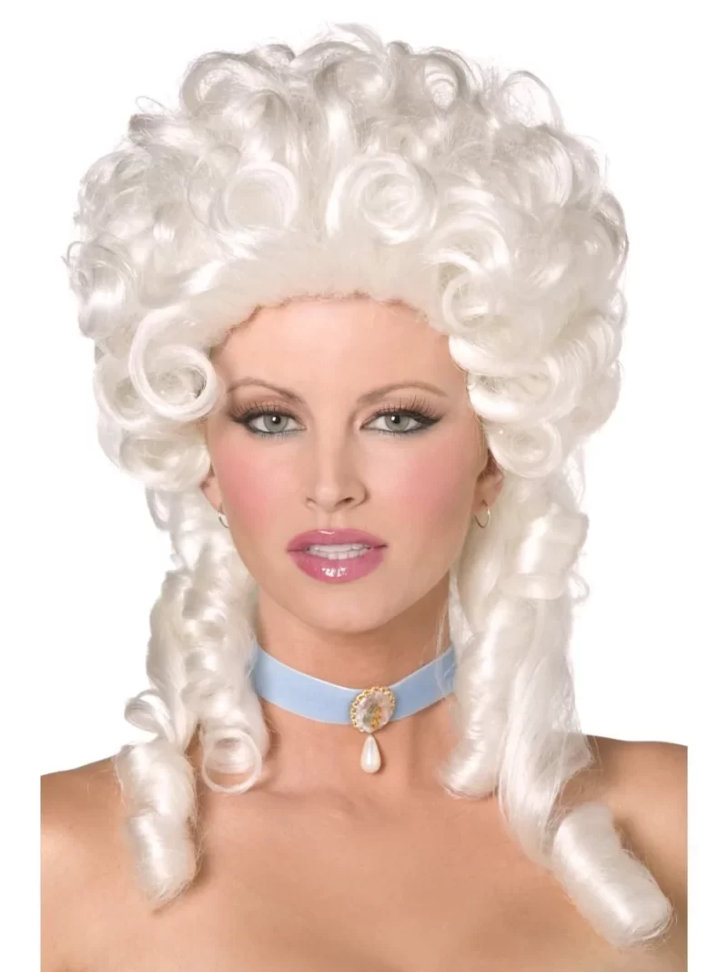 White Fancy Baroque Wig