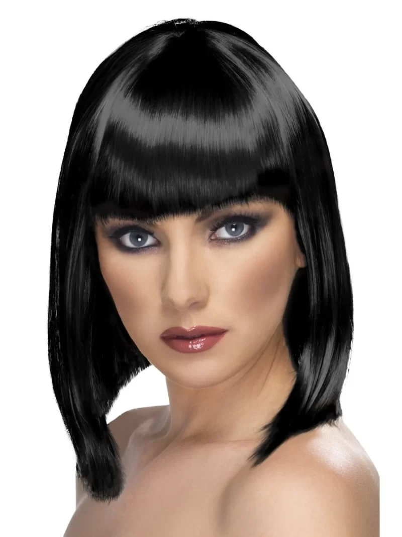 Glam Wig Black, Long Bob