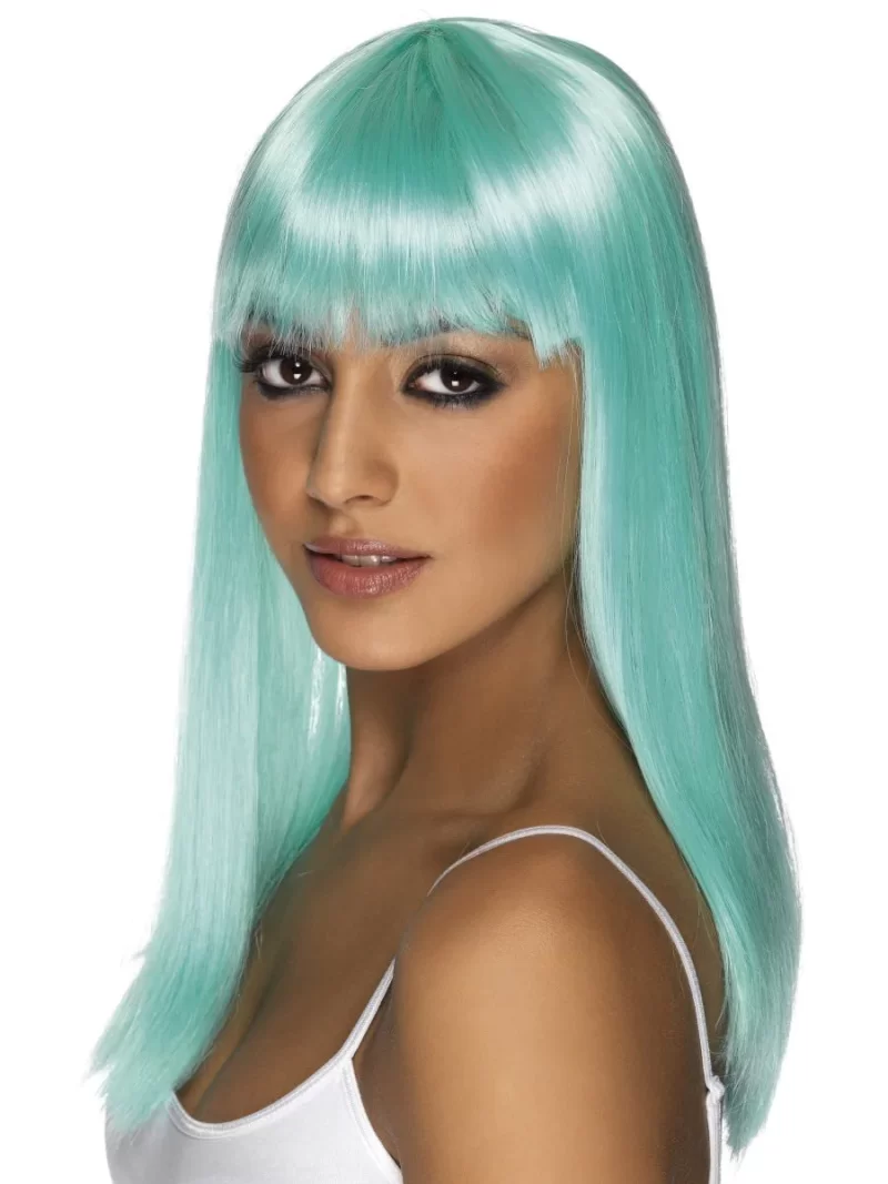 Neon Aqua Glamourama Wig