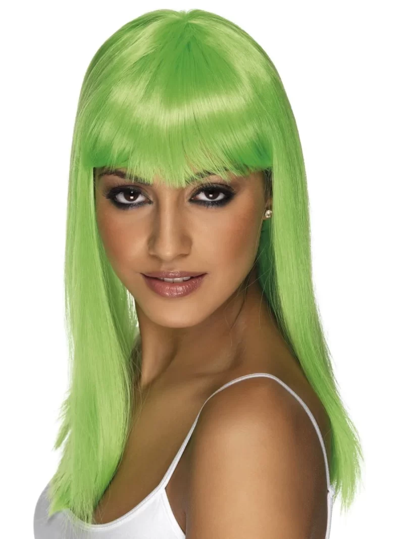 Neon Green Glamourama Wig