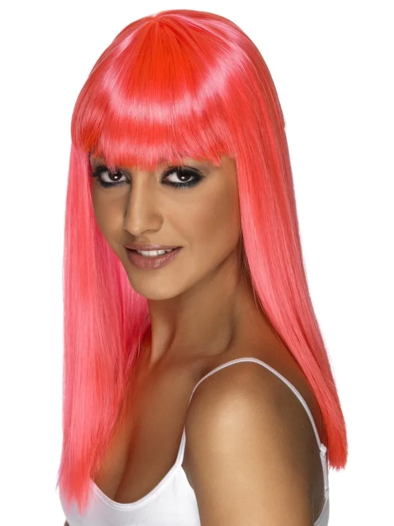 Neon Pink Glamourama Wig