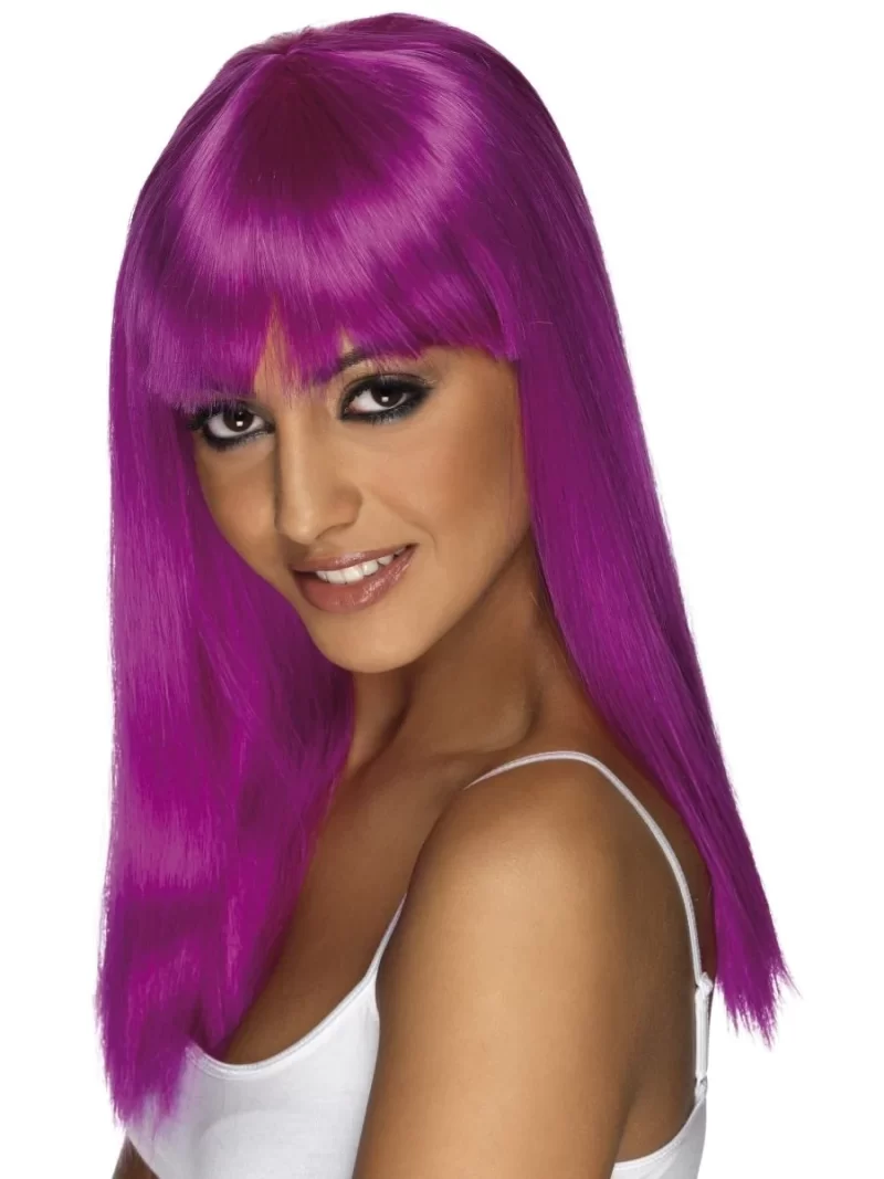 Neon Purple Glamourama Wig
