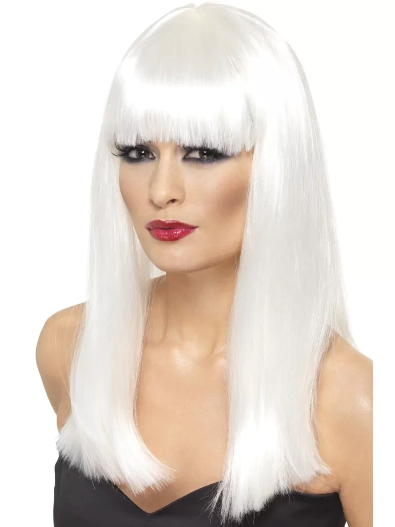 Glamourama Long Wig White