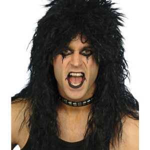 Hard Rocker Punk Wig Black