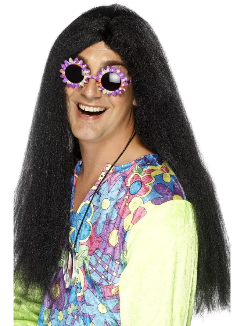 Hippy Wig Long Black
