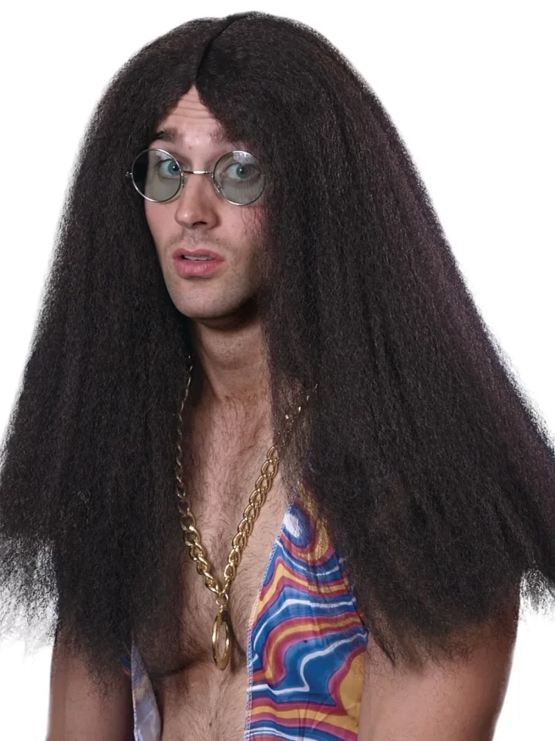 Hippy Wig Long Brown - Image 2