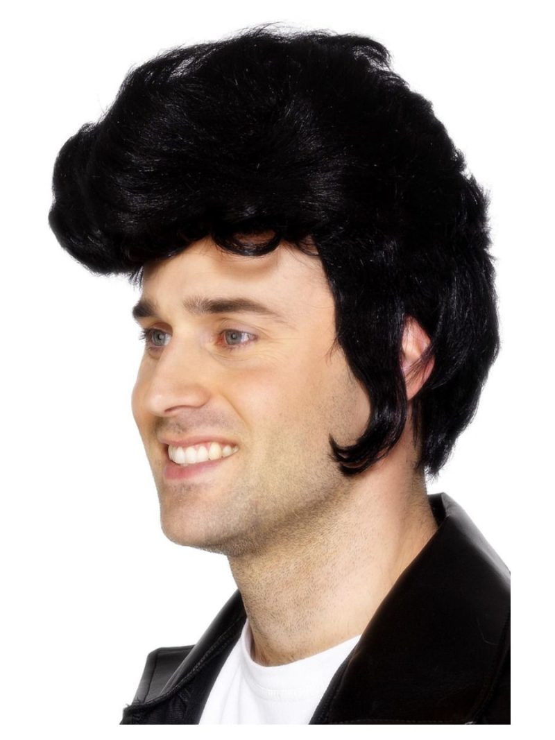 Rockstar (Grease) Black Wig