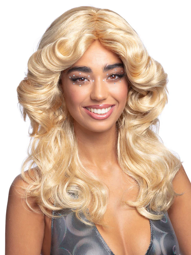 70's Layered (Farrah) Flick Wig Blonde