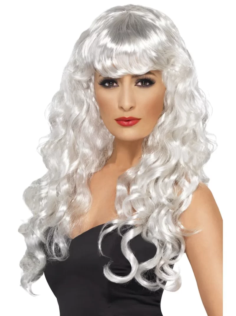 Elsa Siren Wig Curly White