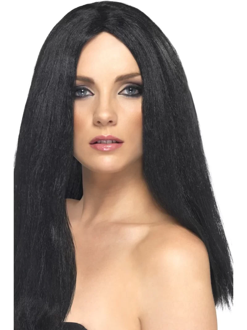Star Style Straight Wig Black