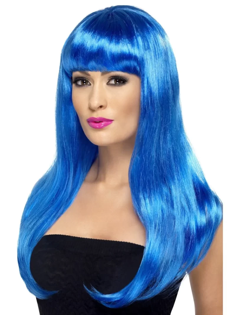 Babelicious Long Blue Wig