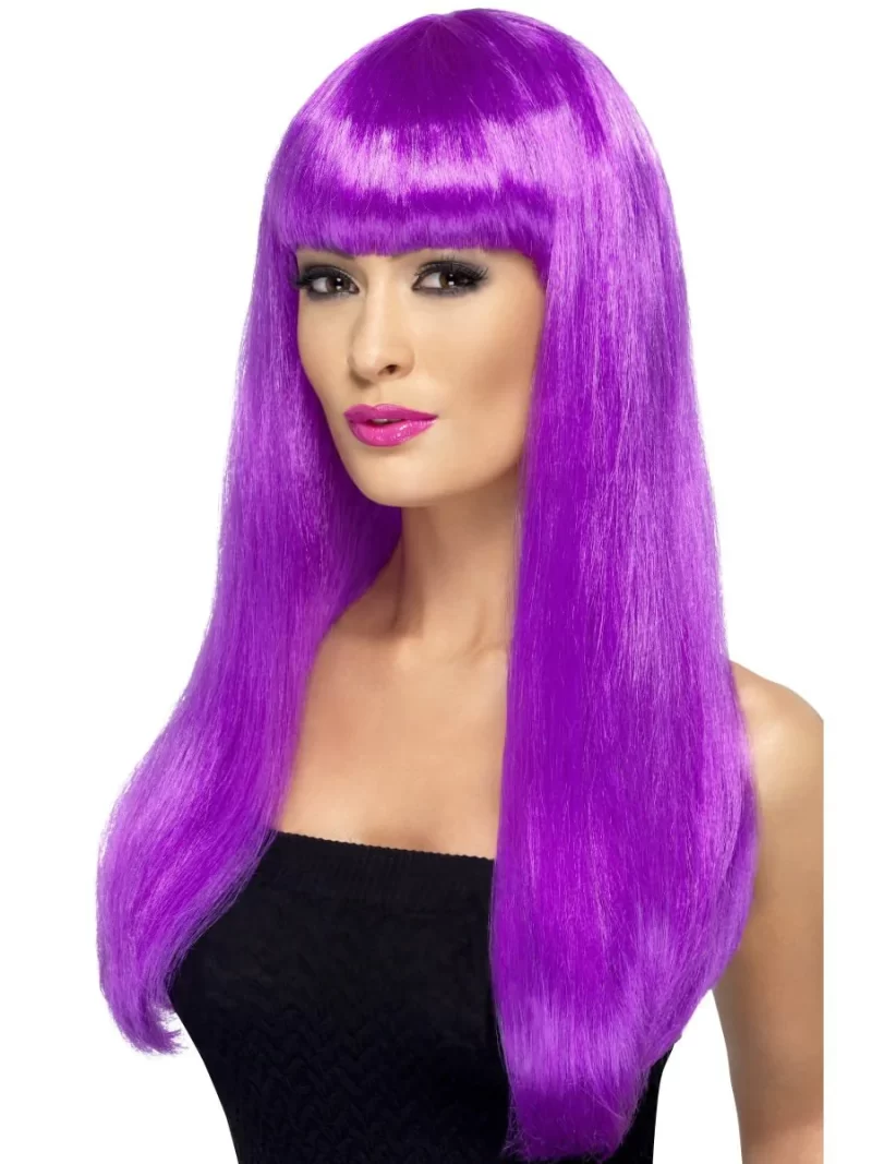 Babelicious Long Purple Wig