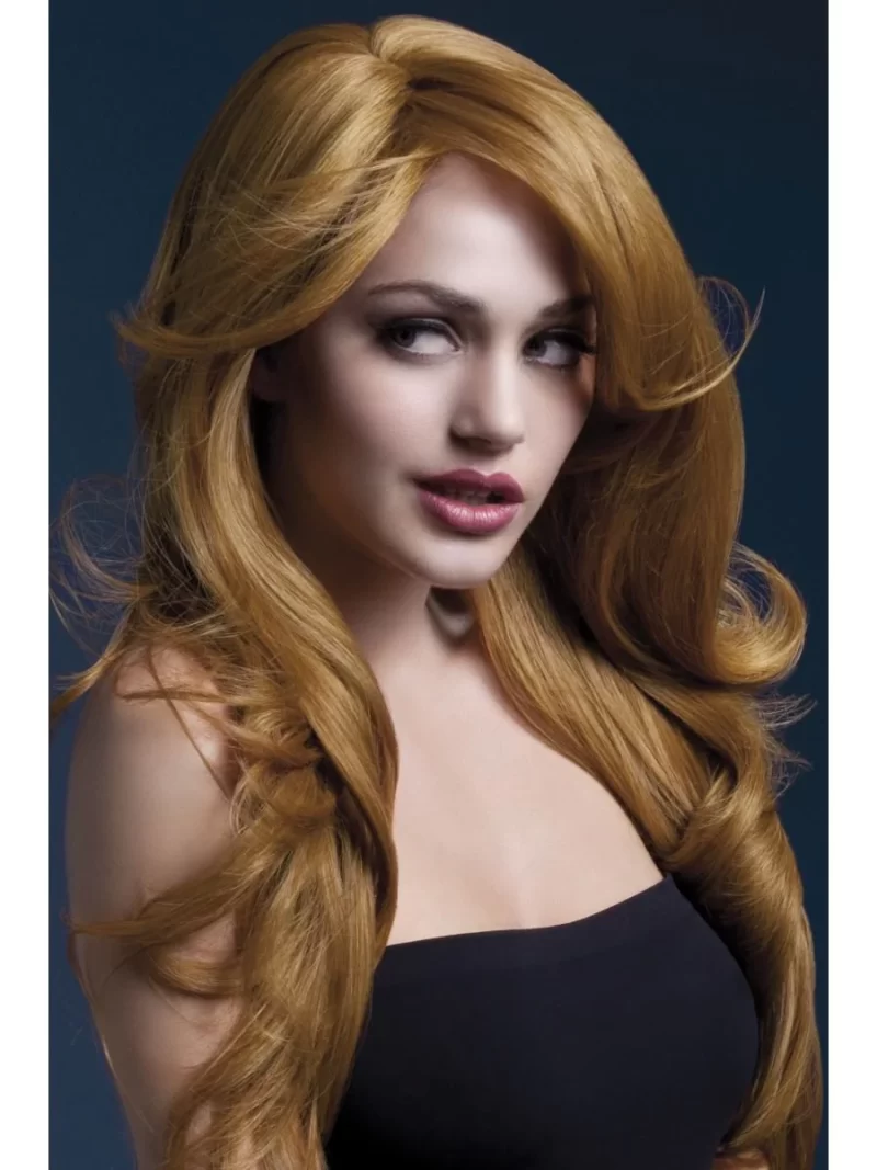 Fever Collection Nicole Long Wavy Wig Auburn