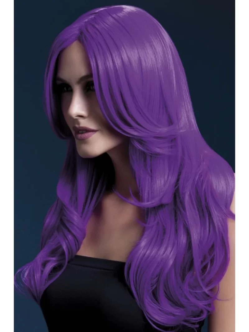 Fever Collection Khloe Wavy Wig Neon Purple