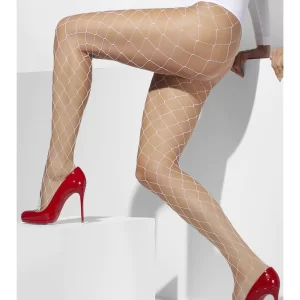 White Diamond Net Tights - Image 2