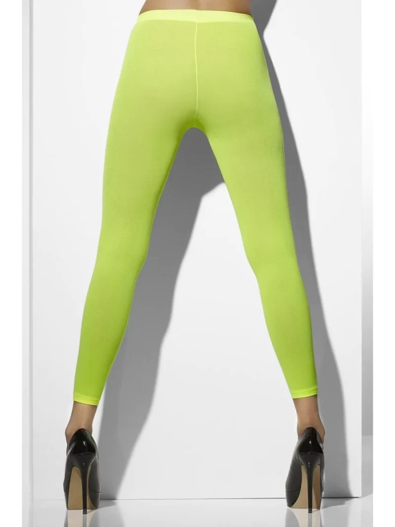 Neon Green Footless Tights