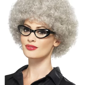 Grey Granny Perm Wig