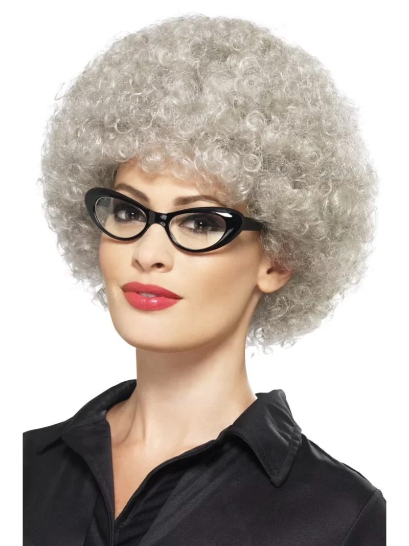 Grey Granny Perm Wig