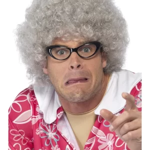 Grey Granny Perm Wig - Image 2