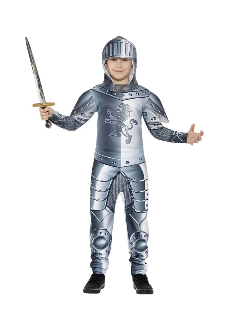 Armoured Knight Children's Fancy Dress Costume