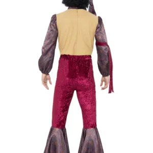 70's Psychedelic Rocker (Jimi Hendrix) Men's Fancy Dress Costume - Image 2