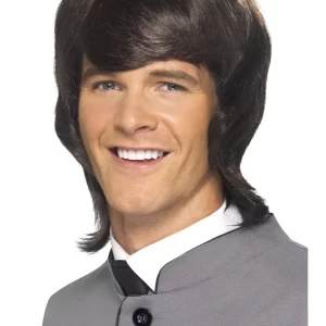 60's Male Mod Wig Brown