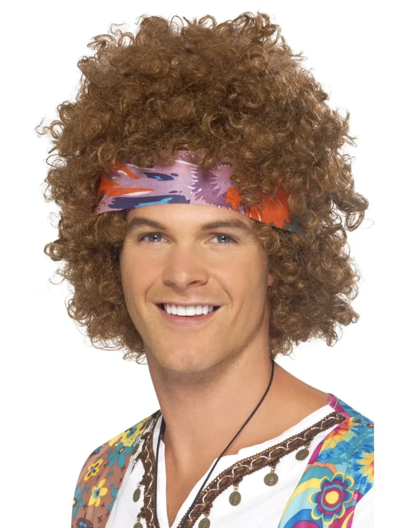 Hippy Vibes Afro Wig Brown