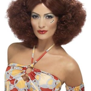 70's Auburn Afro Wig