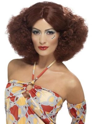 70's Auburn Afro Wig