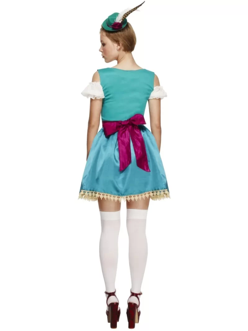 Fever Collection Beer Girl Dirndl Deluxe Ladies Fancy Dress Costume - Image 3