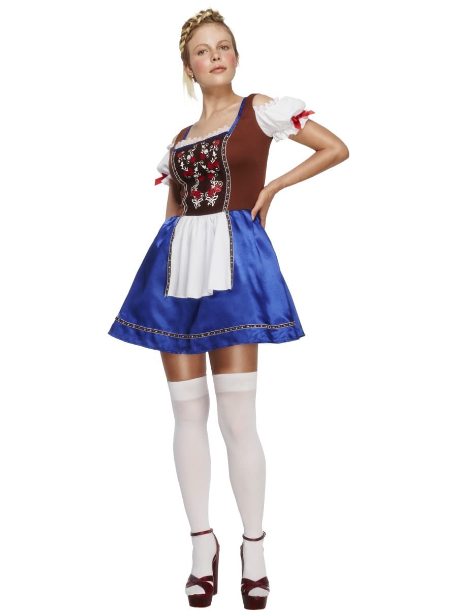 Fever Collection Dirndl Ladies Fancy Dress Costume