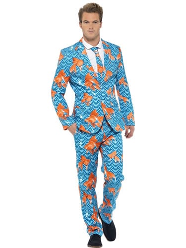 Goldfish Standout Suit Men's Fancy Dress Costume