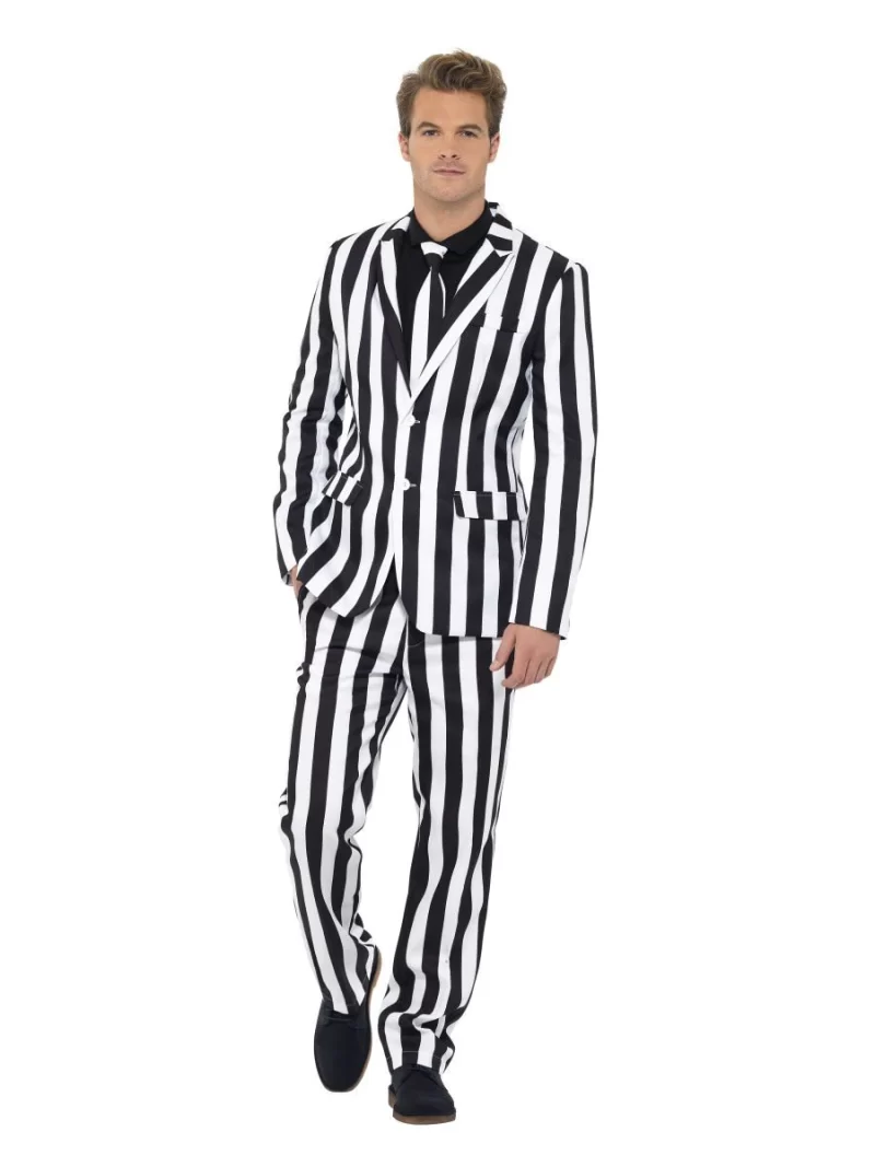 Humbug (Beetlejuice) Standout Suit Men's  Fancy Dress Costume