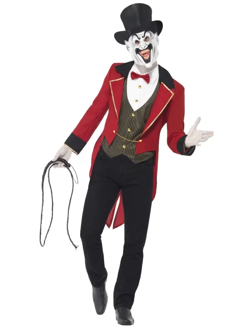 Sinister Ringmaster Mens Halloween Fancy Dress Costume