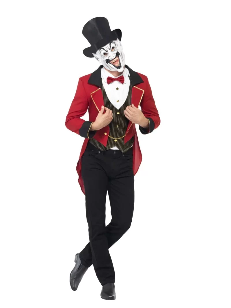 Sinister Ringmaster Mens Halloween Fancy Dress Costume - Image 2