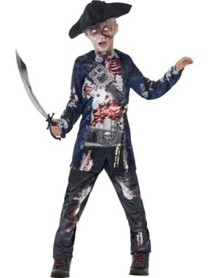 Jolly Rotten Pirate Children's Halloween Fancy Dress Costume