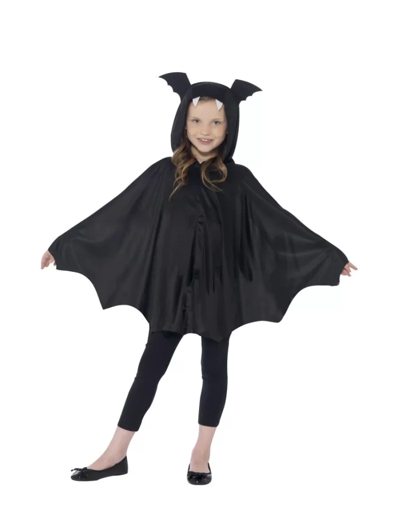 Bat Unisex Cape Children's Halloween Fancy Dress Costume - Image 2
