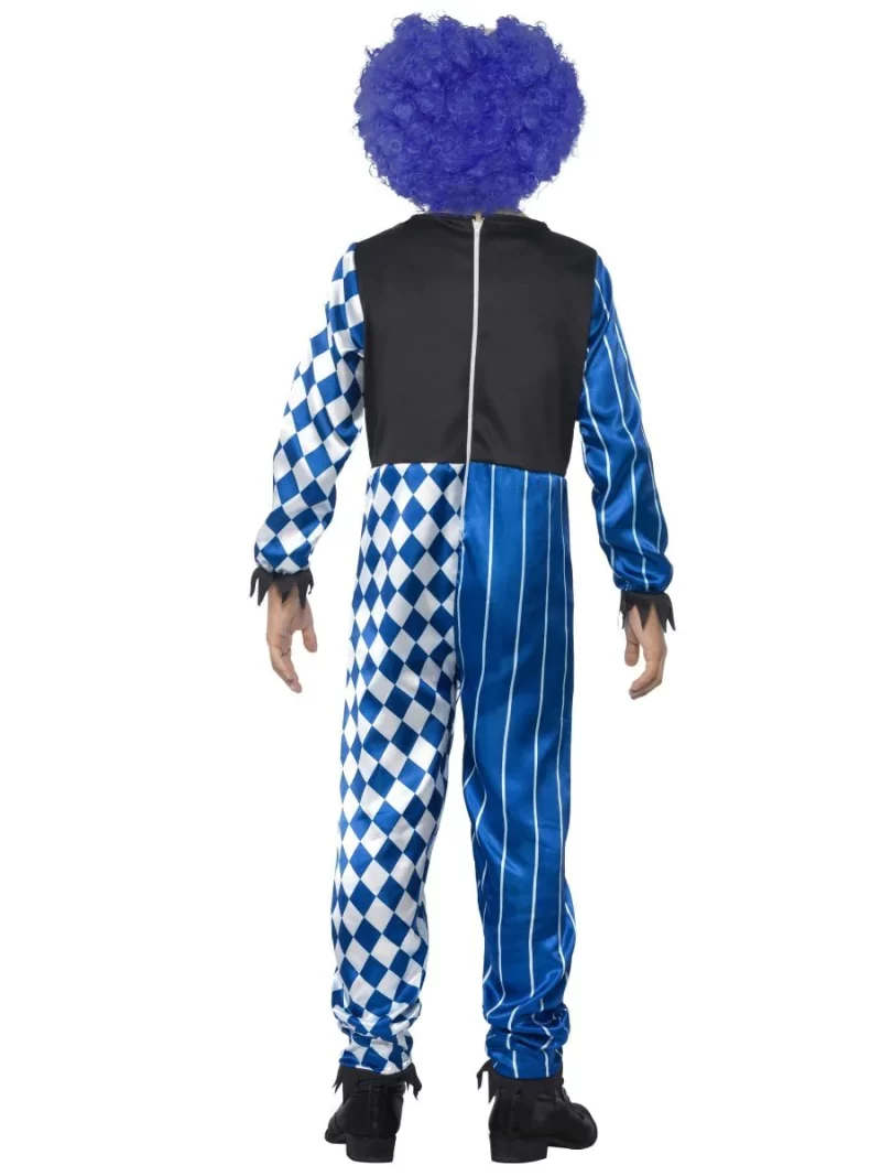 Sinister Scary Clown Deluxe Children's Halloween Fancy Dress Costume - Image 3