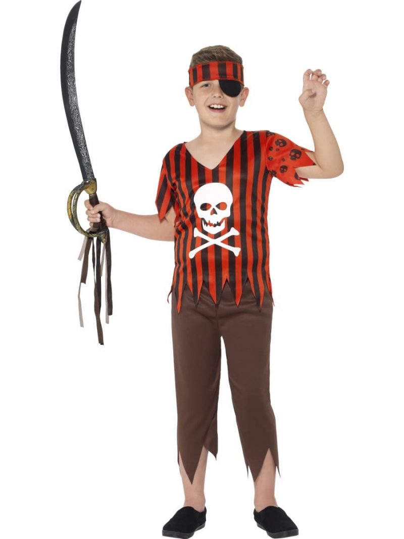 Jolly Roger Pirate Children's Fancy Dress Costume
